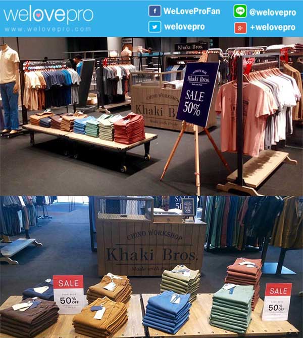 Khaki Bros. Casual Menswear Sales ลด 50%